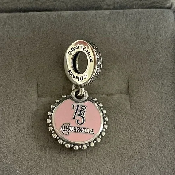 Disney Parks Cinderella 75th Anniversary Glass Slipper Pandora Charm - Picture 2 of 4